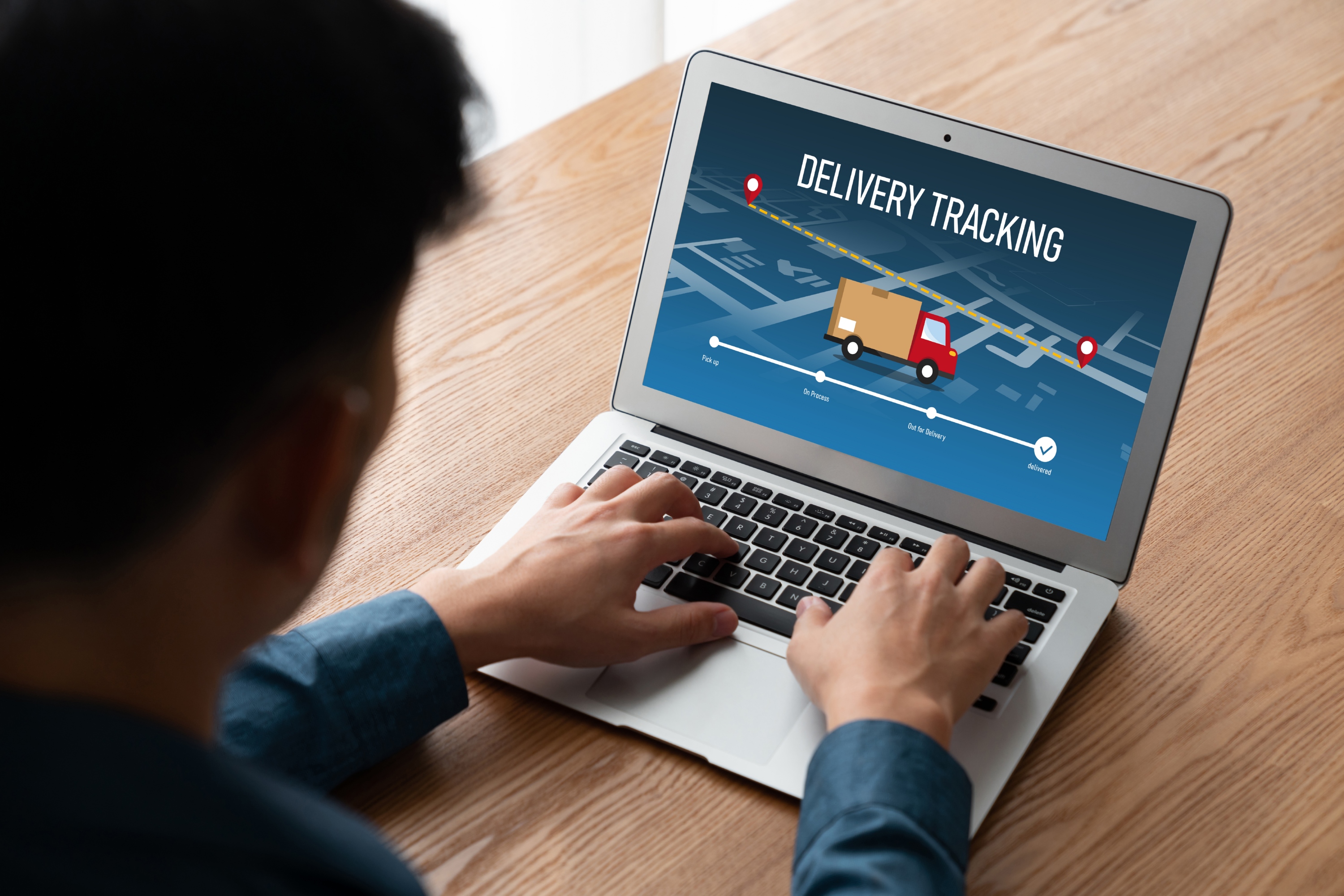 Shipment tracking tablet